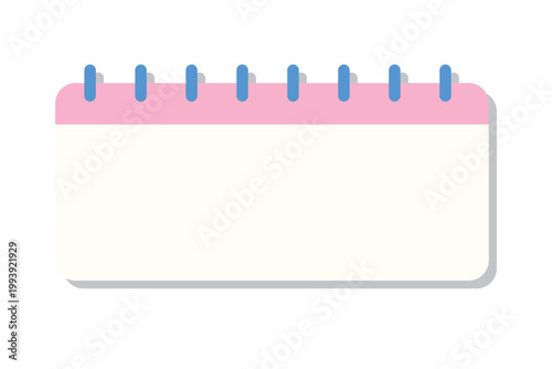 メモ帳風の横長フレーム・ポップなY2K風デザイン