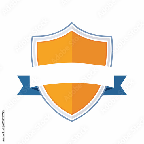 Free Download Shield with Ribbon Emblem - GFXLoad