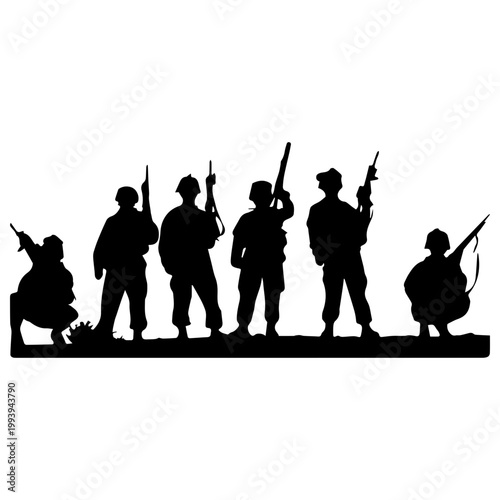 Soldiers Silhouette