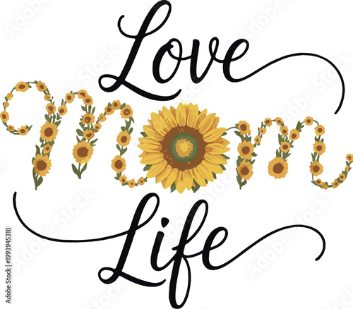 Sunflower Quotes Sublimation Design for T shirt, Bag, Mug, Art and also crafting.