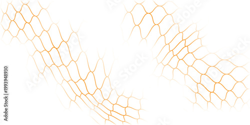 Mesh texture for fishing nets gold color gradient. Seamless pattern for sportswear or soccer goal, volleyball net, basketball hoop.