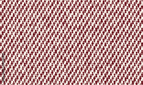 People Icon Pattern Background for Population Community Demographic Infographic Vector Illustration