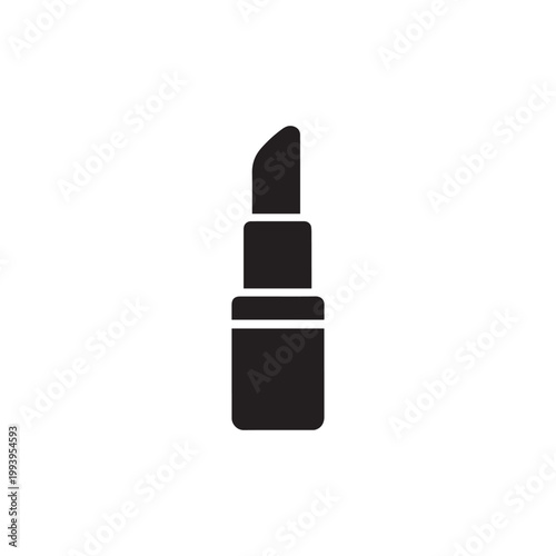 Lipstick makeup icon silhouette vector design art illustration.