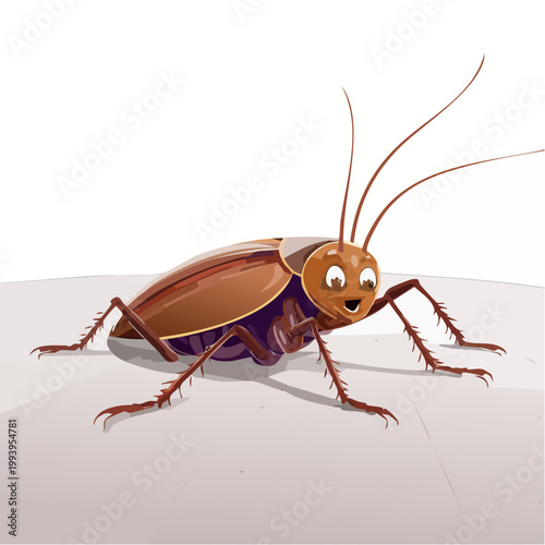 vector illustration of a bug