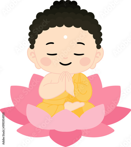 부처님오신날 석가탄신일 초파일 수인 구품인 아미타불 부처님 캐릭터