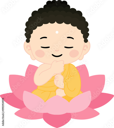 부처님오신날 석가탄신일 초파일 수인 구품인 아미타불 부처님 캐릭터