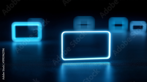 Glowing Rectangle: A vibran...