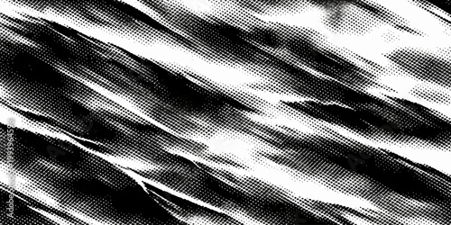 Elegant black silk and satin fabric texture background with smooth luxury waves of rippled velvet textile material for fashion drapery decoration