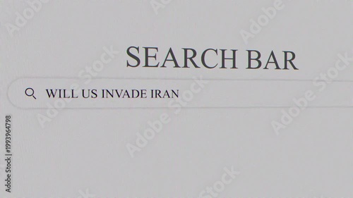 Will US invade Iran Search Screens