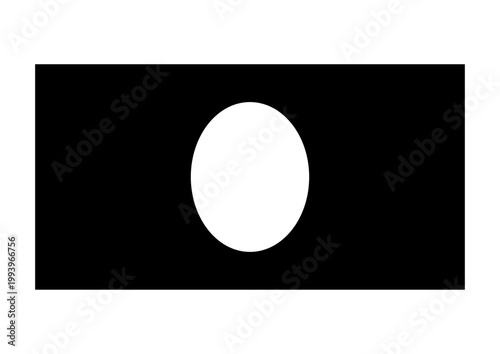 紙幣のアイコン　現金　お金　シンプルイラスト　ベクター　白黒