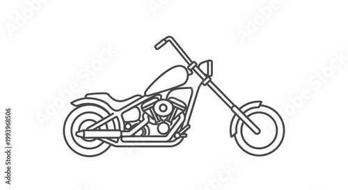 Motorcycle Bike Vehicle Transportation Concept.