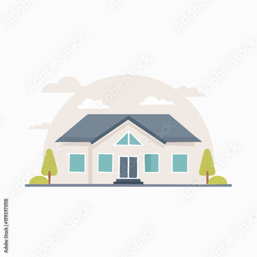 Contemporary Single-Family House with Modern Design and Elegant Exterior