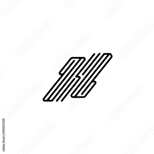 Minimalist Geometric Letter Logo Concepts