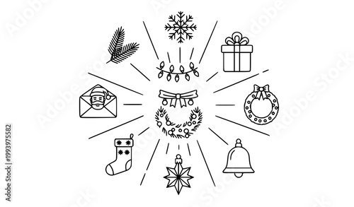 Customer service support business solution line icons set: communication help security analytics