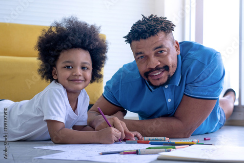 African father and son.