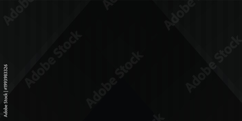 Black abstract background design. Modern wavy line pattern in monochrome colors. Premium stripe texture for banner, business backdrop