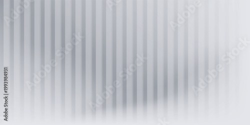 Monochrome waves with transparent vertical layering and soft opacity shifts. Abstract distorted glass effect, minimal and textured in grayscale palette. Vector illustration for futuristic design