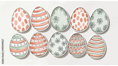 Festive Easter Egg Designs for Spring Holiday Marketing & Decor