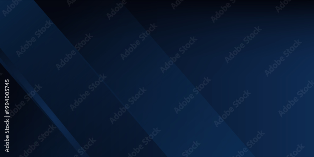 Obraz premium Blue dark black abstract background. Geometric. Line stripe triangle angle corner diagonal 3d. Gradient hi-tech