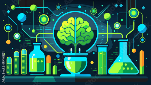 Neuro Lab Streaming Background