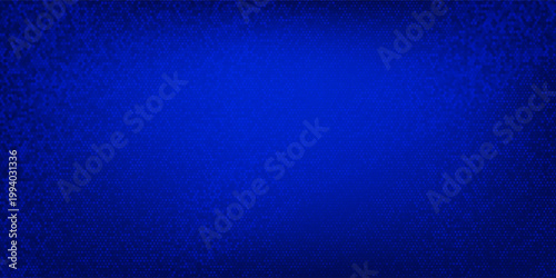 Blue glowing hexagon texture. Abstract neon hexagonal grid wallpaper. Navy honeycomb pattern backdrop. Vector modern technology, business, science, healthcare, medicine, presentation design background