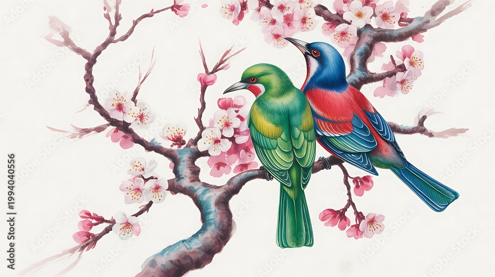 Fototapeta premium bird cherry blossom
