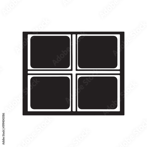 floor tiles glyph icon vector. floor tiles sign. isolated contour symbol black illustration
