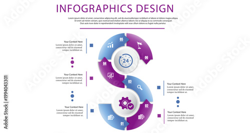 Modern infographics feature a step-by-step approach and creative designs with color gradients.