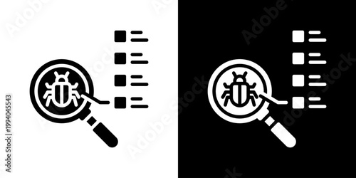 Virus Analysis Icon Set Multiple Style Collection