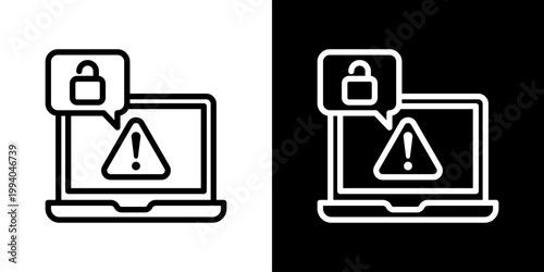 Data Breach Icon Set Multiple Style Collection