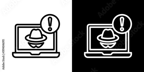 Spyware Icon Set Multiple Style Collection