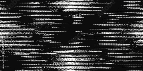 Abstract black and white texture resembling water reflections or distorted lines