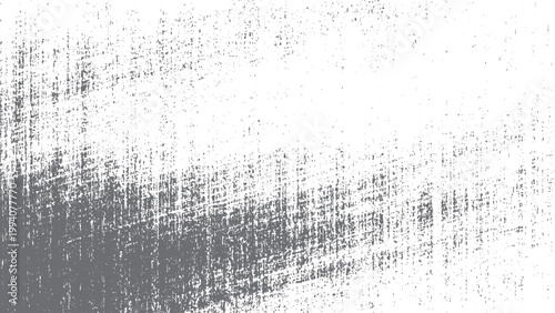 Grunge black border frame with broken plaster details and ornate damask texture distressed overlay on white vector illustration