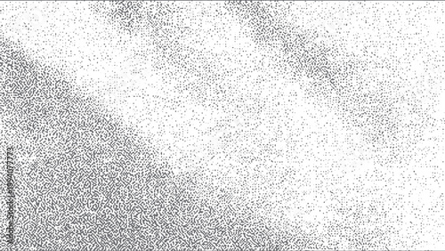 Grunge black border frame with broken plaster details and ornate damask texture distressed overlay on white vector illustration