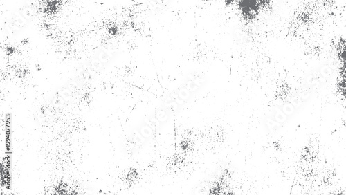 Black and white grainy grunge overlay with stains spots and scratch details seamless distressed texture for design use