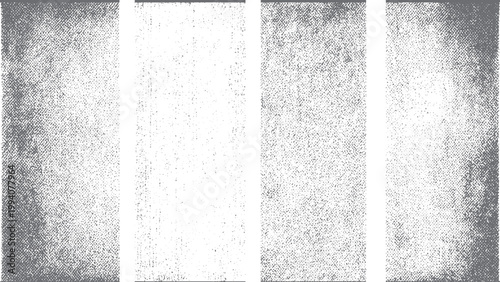 Black and white grainy grunge overlay with stains spots and scratch details seamless distressed texture for design use