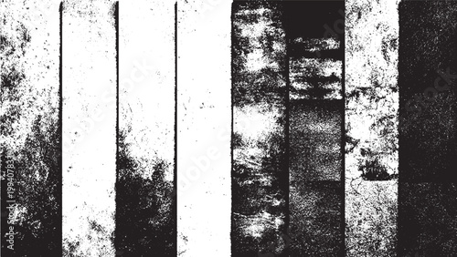 Old film style grunge overlay with scratches and blur on clean isolated background for design use