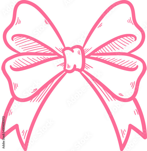 Fancy Ribbon Bow Decorative Cute Clipart