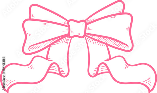 Ribbon Bow Corner Decorative Frame Clipart