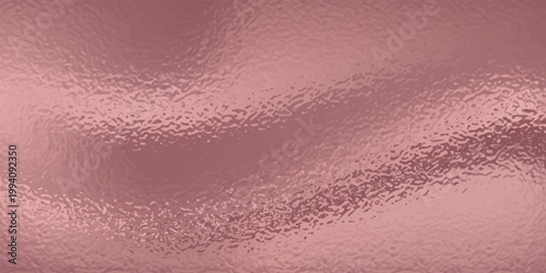 Metal rose gold foil texture. Background roses metallic effect. Beautiful glitter pink design. Golden painted surface. Copper textur. Gradient backdrop for wedding, covers, prints. Vector illustration