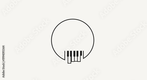 Simple Black Light Bulb Icon Design Element.