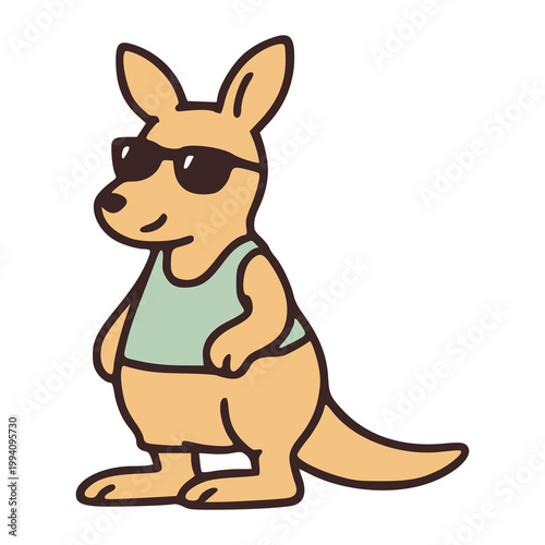 Kangaroo Animal Illustration