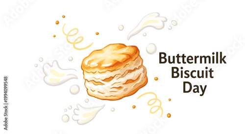 Buttermilk Biscuit Fresh Baked Pastry.