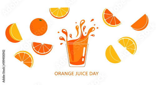 Fresh Orange Juice in Glass 1.