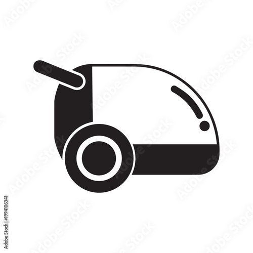 Smart robot vacuum cleaner is running, simplifying household chores
