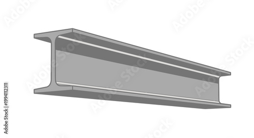 Steel I beam construction metal.