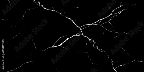 Abstract cracked marble texture complex white veins network natural stone background design.