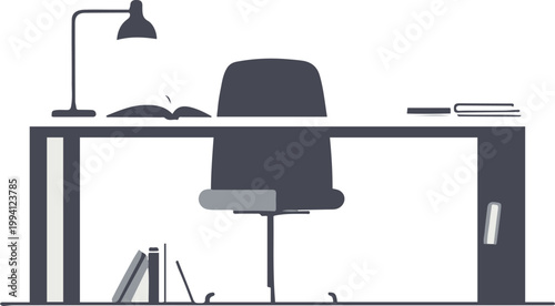 School Bus Simple Cartoon Icon White Background 3