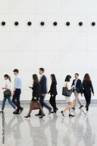 group of business people in office
