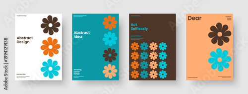 Geometric Flyer Template. Modern Brochure Design. Isolated Business Presentation Layout. Report. Book Cover. Banner. Background. Poster. Magazine. Notebook. Advertising. Newsletter. Handbill